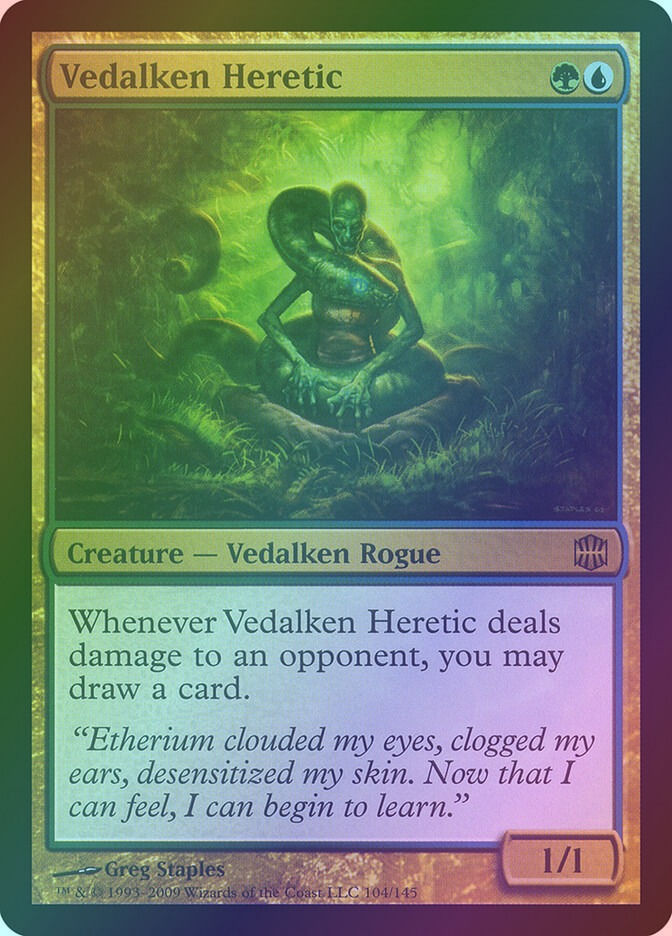 Vedalken Heretic (ARB) (104) / Foil