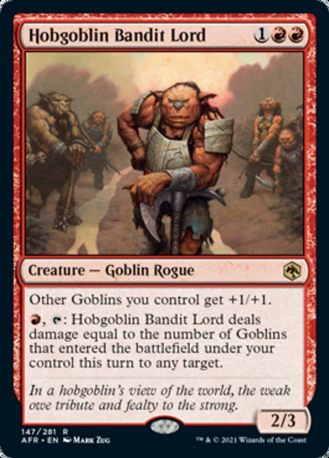 Hobgoblin Bandit Lord (AFR)