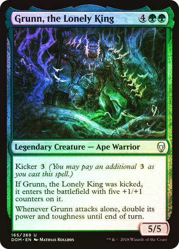 Grunn, the Lonely King (DOM) (165) / Foil
