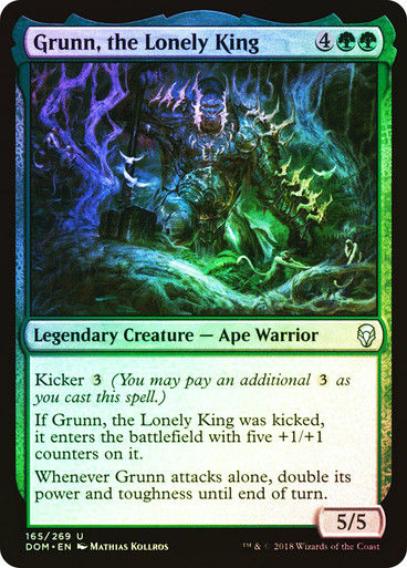 Grunn, the Lonely King (DOM) (165) / Foil