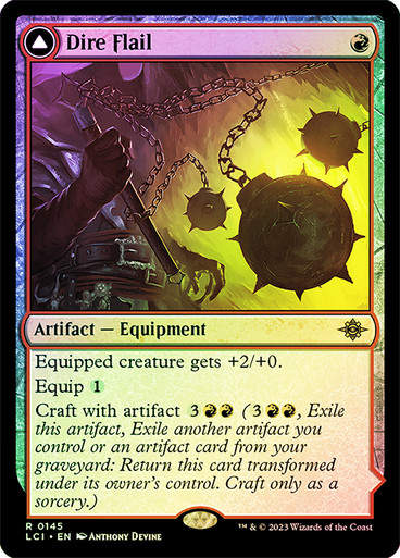 Dire Flail // Dire Blunderbuss (lci) / Foil