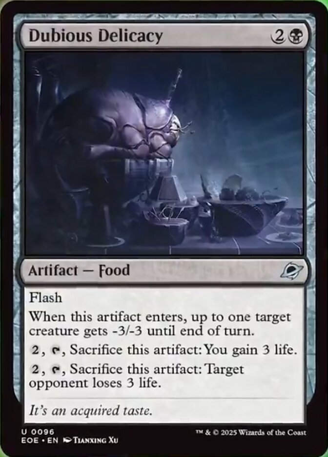 Dubious Delicacy (EOE) (96)