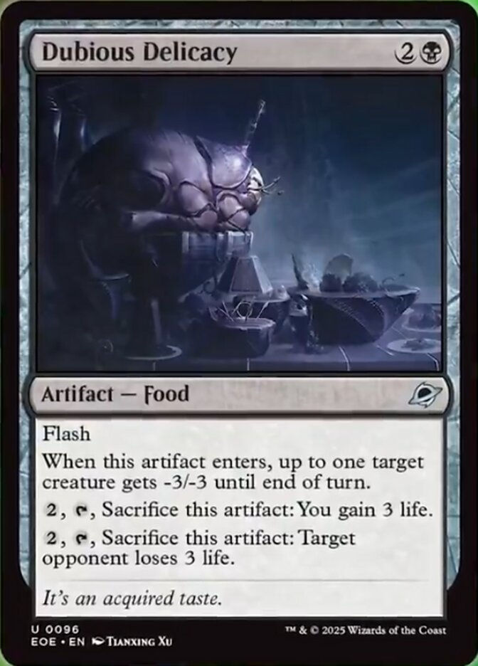 Dubious Delicacy (EOE) (96)
