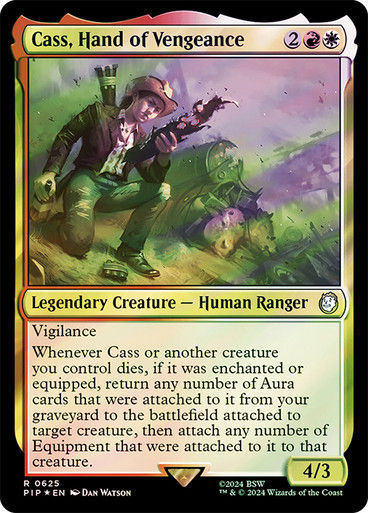 Cass, Hand of Vengeance (pip) (625) / Surge Foil