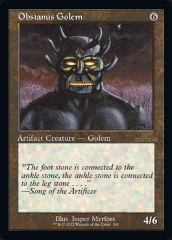 Obsianus Golem (30a) / Retro Frame