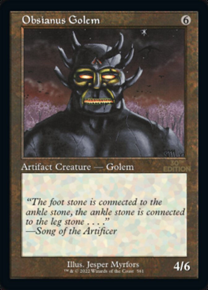 Obsianus Golem (30a) / Retro Frame
