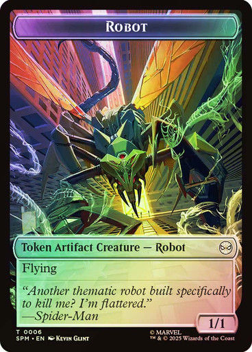 Food Token 005 // Robot Token 006 (TSPM) / Foil — cara 2 de 2