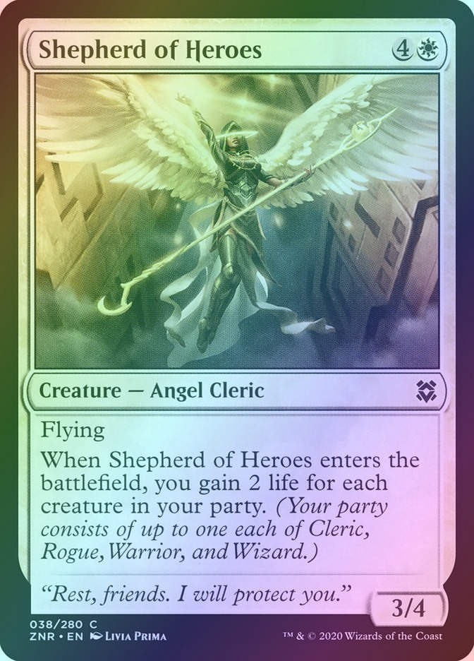 Shepherd of Heroes (ZNR) (38) / Foil