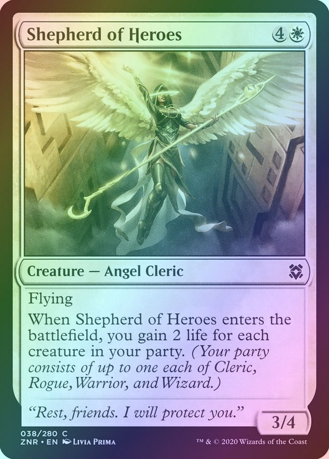 Shepherd of Heroes (ZNR) (38) / Foil