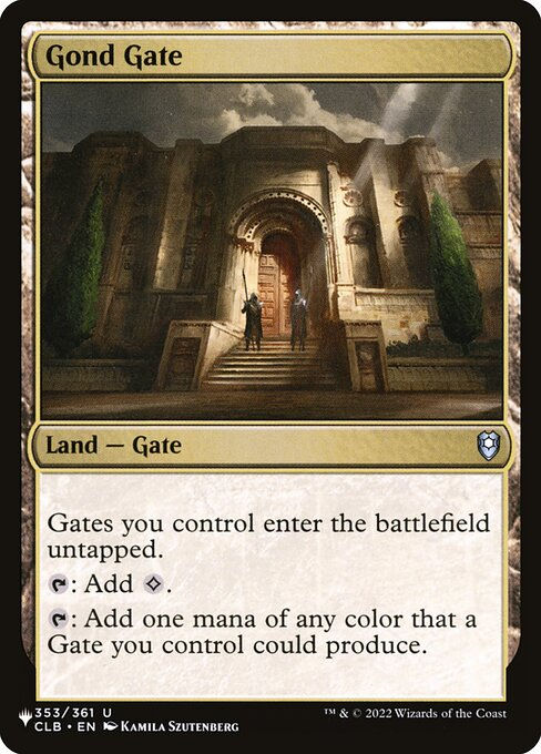 Gond Gate (PLST) (CLB-353)