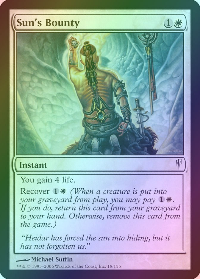 Sun's Bounty (CSP) (18) / Foil