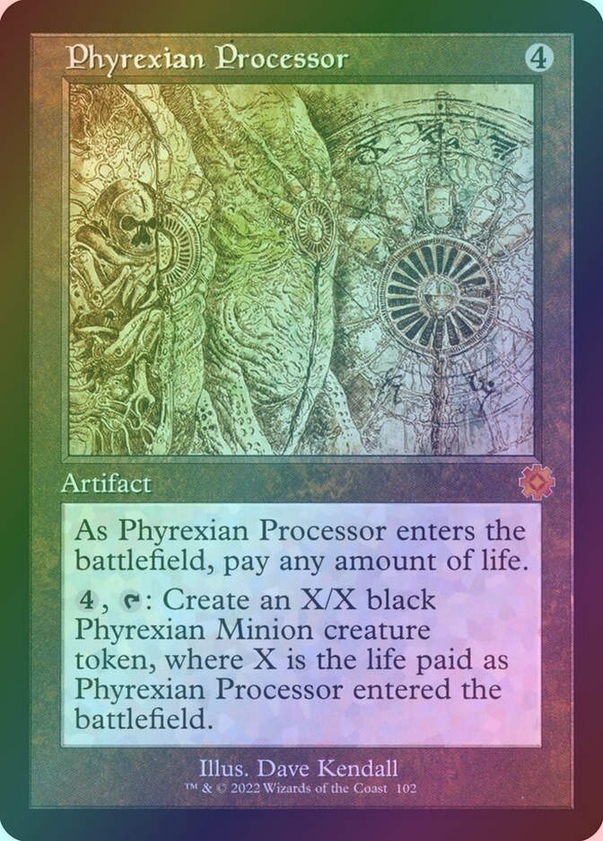 Phyrexian Processor (BRR) (102) / Foil / Schematic