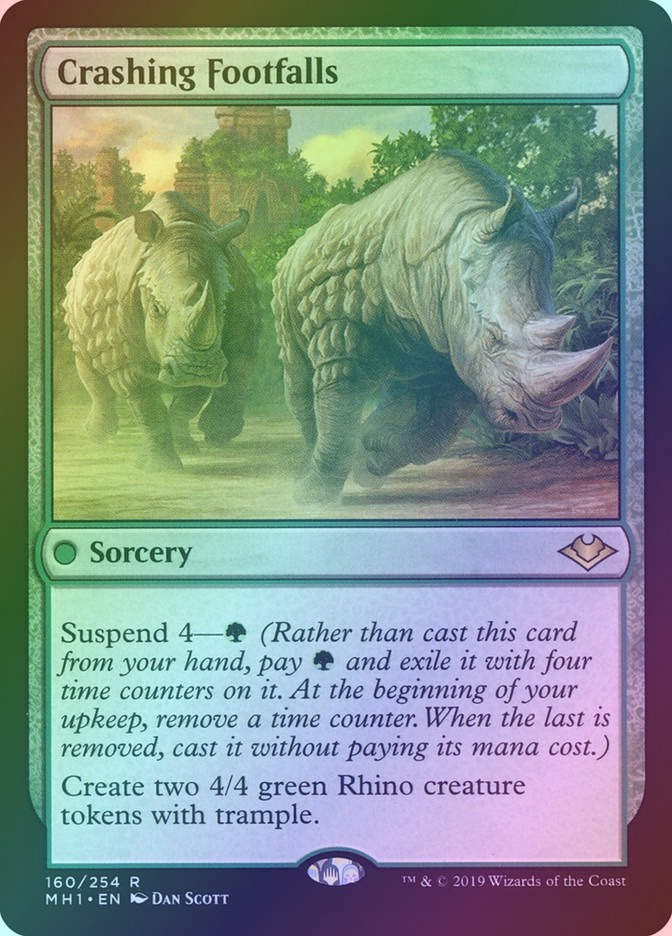 Crashing Footfalls (MH1) (160) / Foil