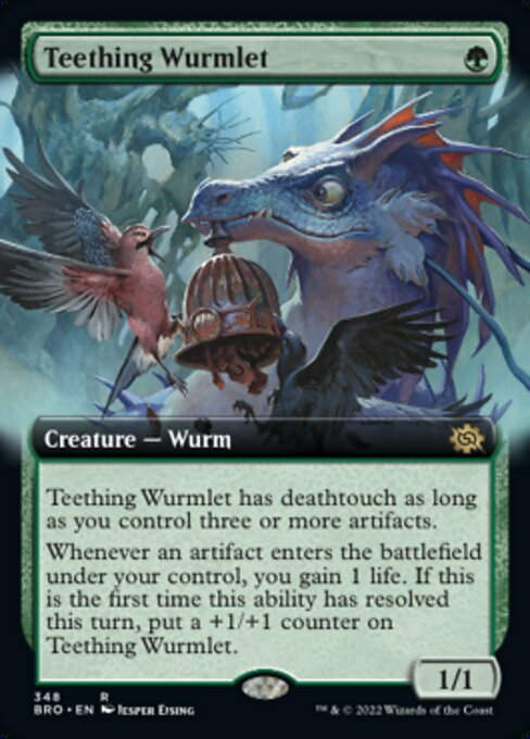 Teething Wurmlet (BRO) / Extended Art