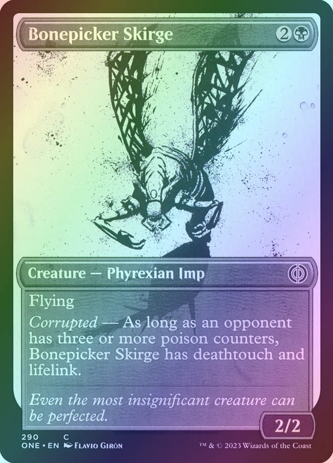 Bonepicker Skirge (ONE) (290) / Showcase / Foil
