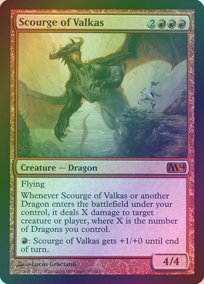Scourge of Valkas (M14) (151) / Foil