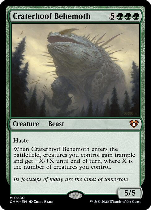 Craterhoof Behemoth (cmm)