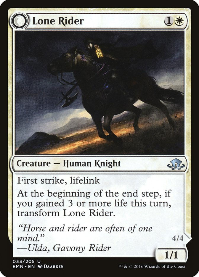 Lone Rider // It That Rides as One (EMN) (33) — cara 1 de 2