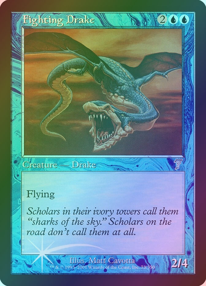 Fighting Drake (7ED) (73★) / Foil