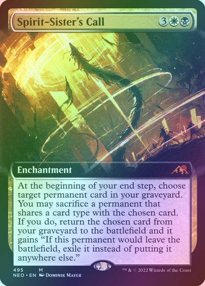 Spirit-Sister's Call (NEO) (495) / Extended Art / Foil