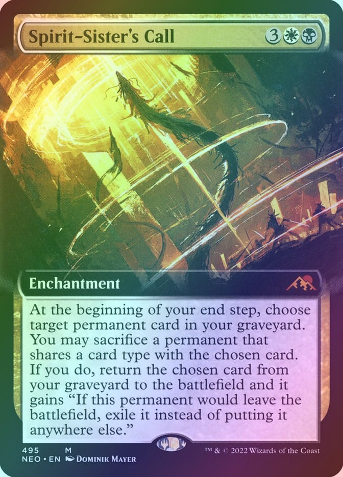 Spirit-Sister's Call (NEO) (495) / Extended Art / Foil