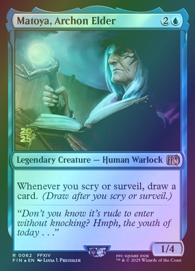 Matoya, Archon Elder (PFIN) (62s) / Foil