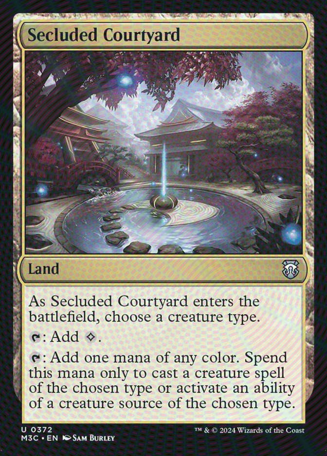 Secluded Courtyard (M3C) (372) / Ripple Foil