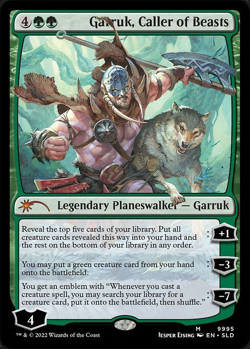 Garruk, Caller of Beasts (SLD) (9995) / Foil
