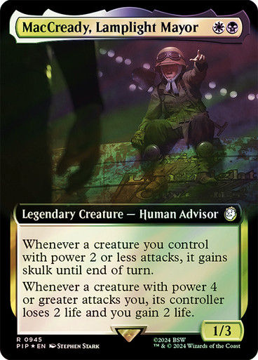 MacCready, Lamplight Mayor (pip) (945) / Extended Surge Foil