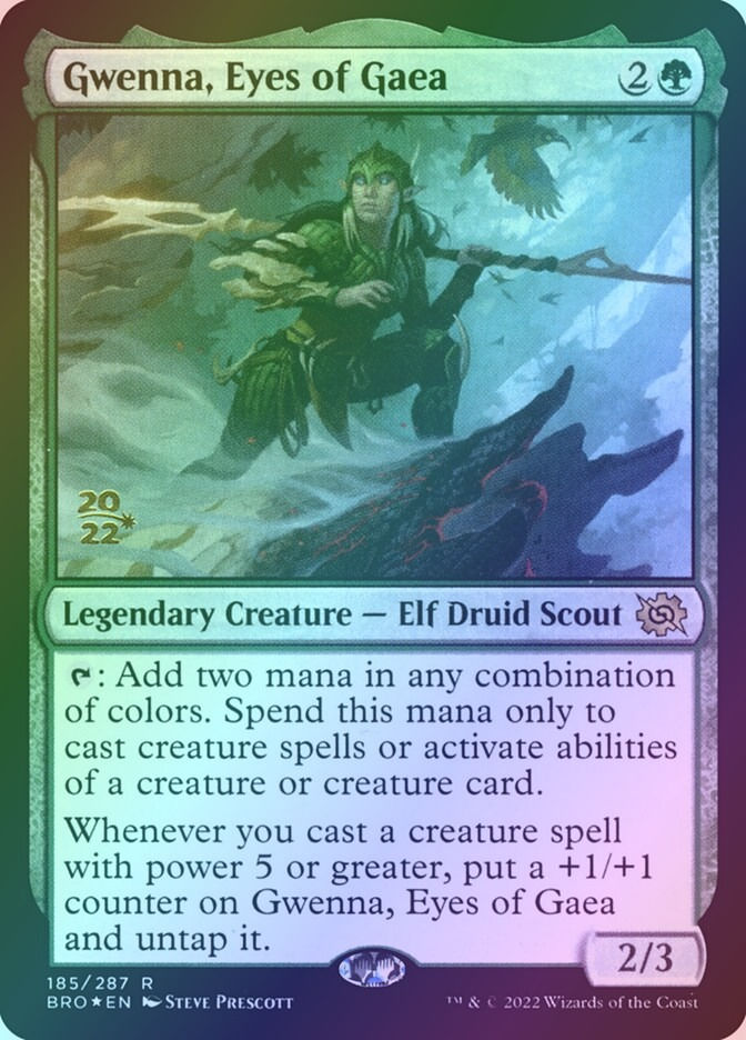 Gwenna, Eyes of Gaea (PBRO) (185s) / Foil