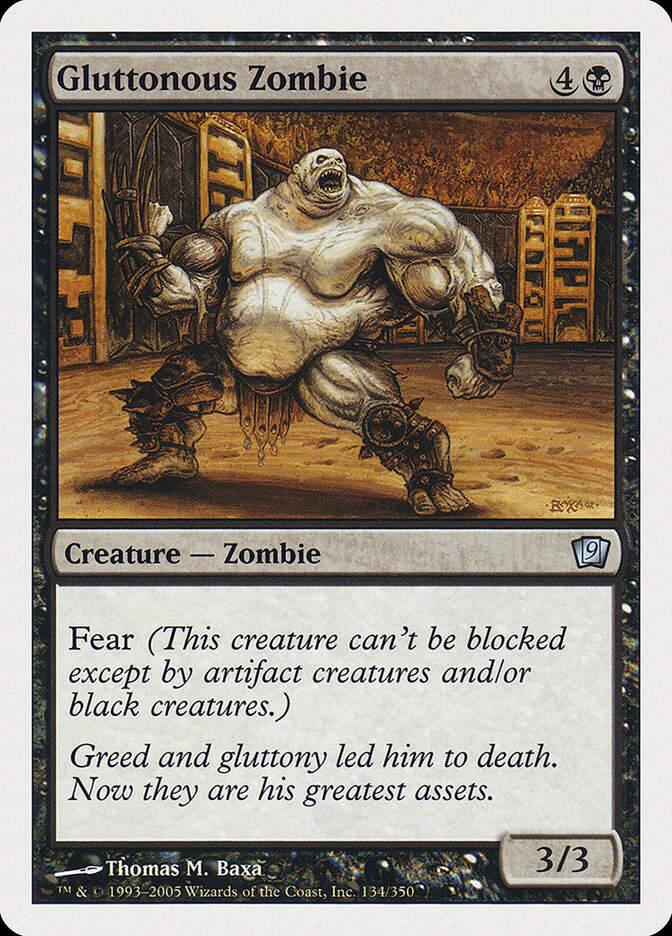 Gluttonous Zombie (9ED) (134)