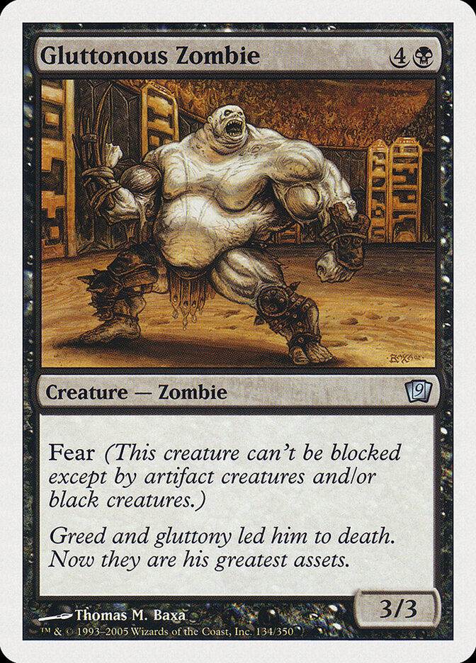 Gluttonous Zombie (9ED) (134)