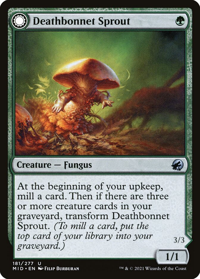 Deathbonnet Sprout // Deathbonnet Hulk (MID) (181) — cara 1 de 2
