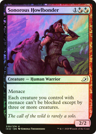 Sonorous Howlbonder (IKO) (230) / Foil