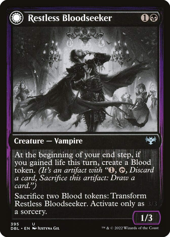 Restless Bloodseeker // Bloodsoaked Reveler (DBL) (395)