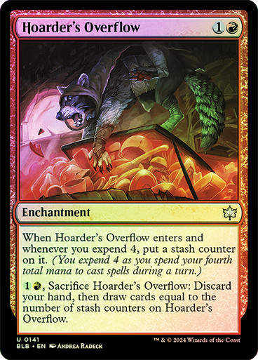 Hoarder's Overflow (blb) (141) / Foil