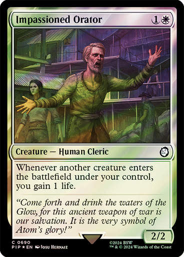 Impassioned Orator (pip) (690) / Surge Foil