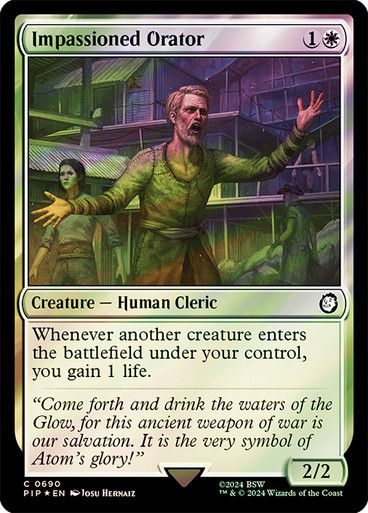 Impassioned Orator (pip) (690) / Surge Foil