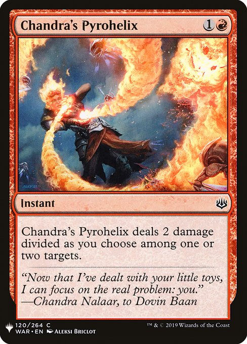 Chandra's Pyrohelix (PLST) (WAR-120)