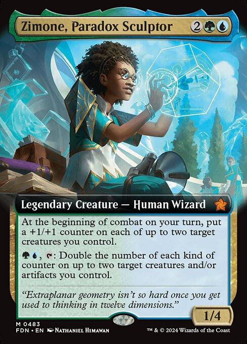 Zimone, Paradox Sculptor (FDN) (483) / Extended Art