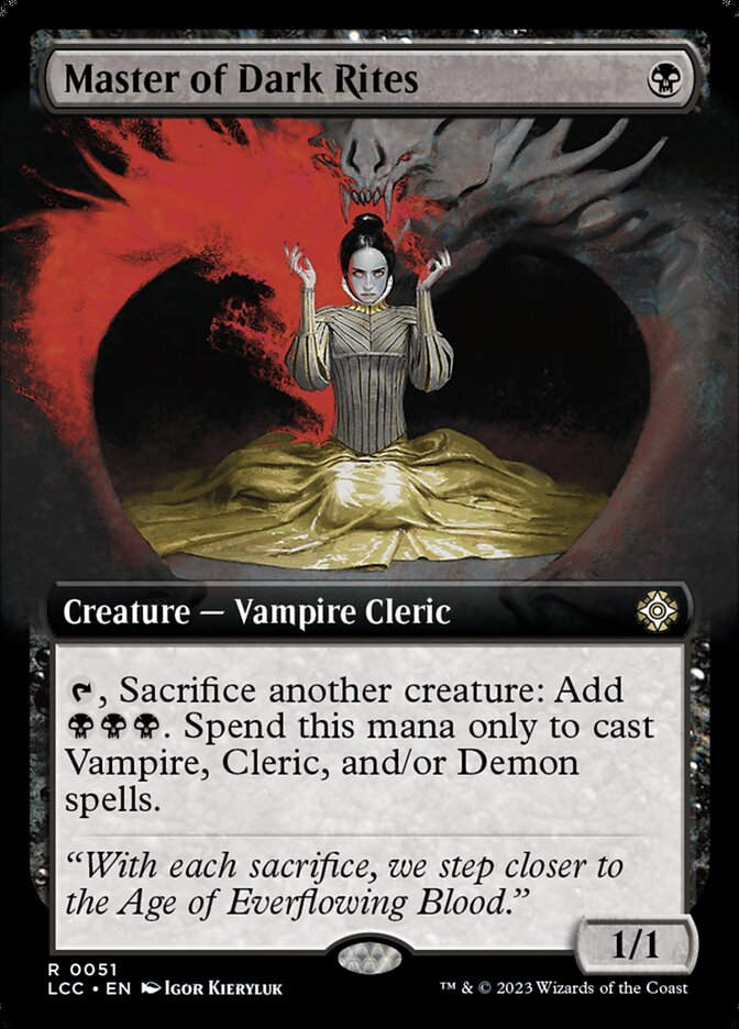 Master of Dark Rites (LCC) (51) / Extended Art