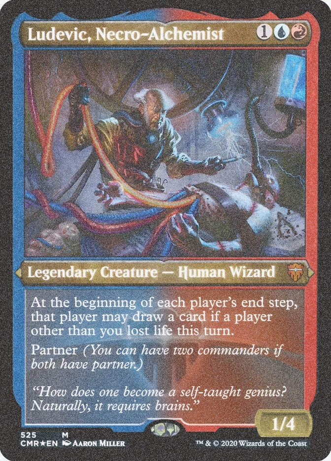 Ludevic, Necro-Alchemist (CMR) (525) / Foil Etched