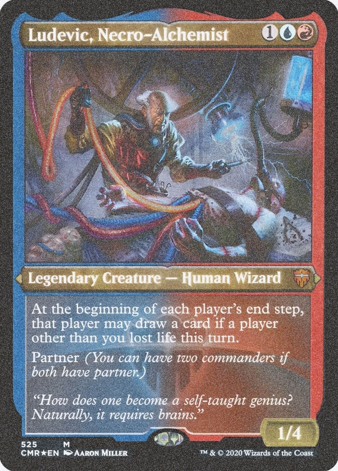 Ludevic, Necro-Alchemist (CMR) (525) / Foil Etched