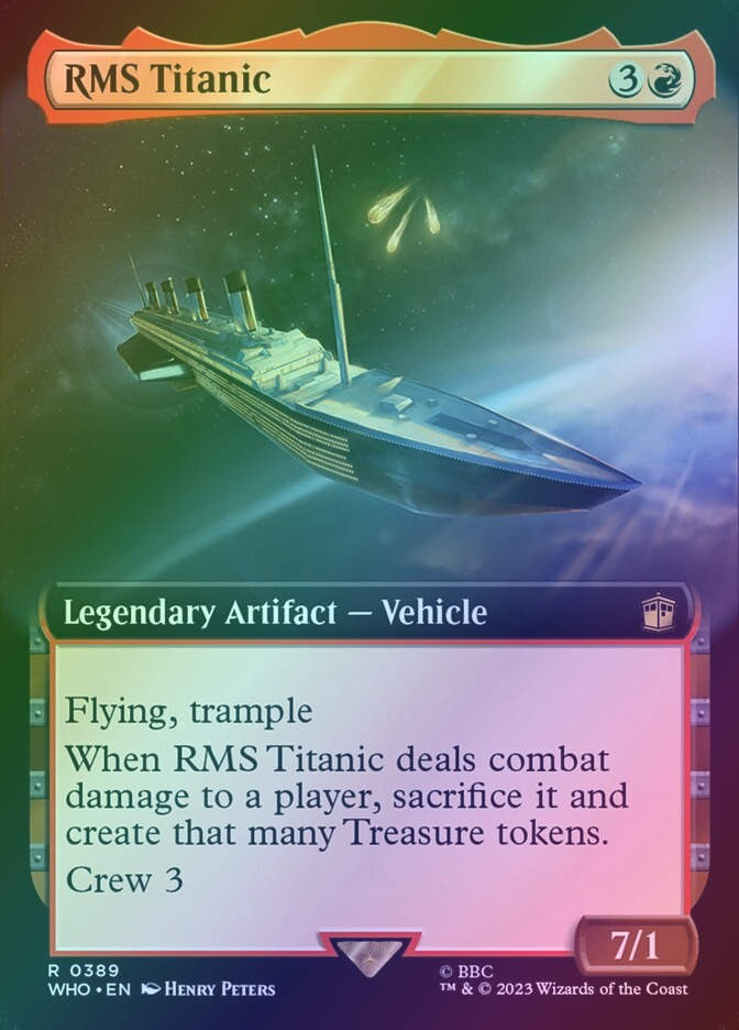 RMS Titanic (WHO) (389) / Extended Art / Foil