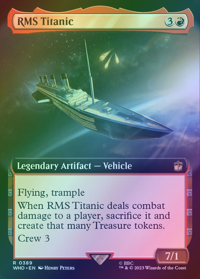 RMS Titanic (WHO) (389) / Extended Art / Foil