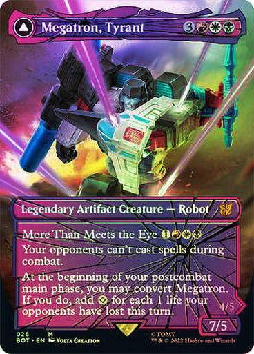Megatron, Tyrant // Megatron, Destructive Force (BOT) (26) / Foil