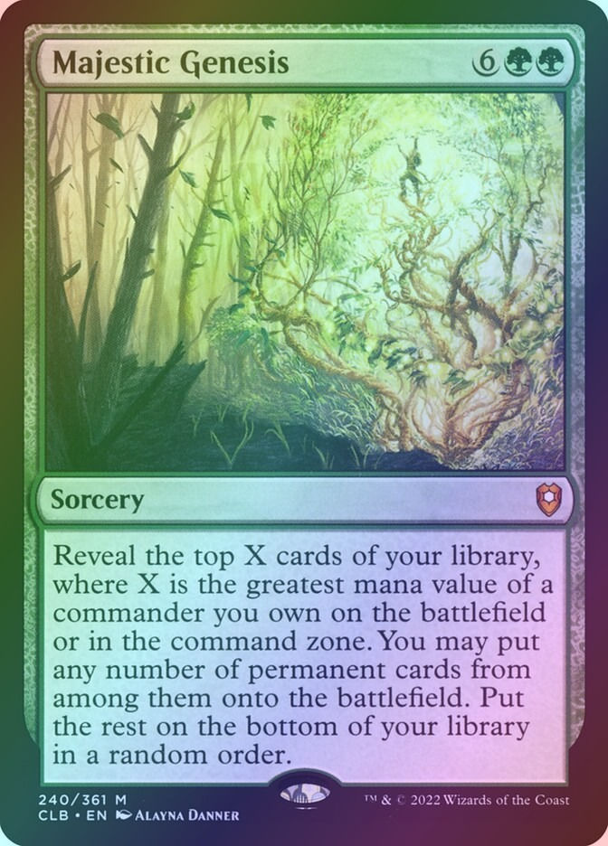 Majestic Genesis (CLB) (240) / Foil