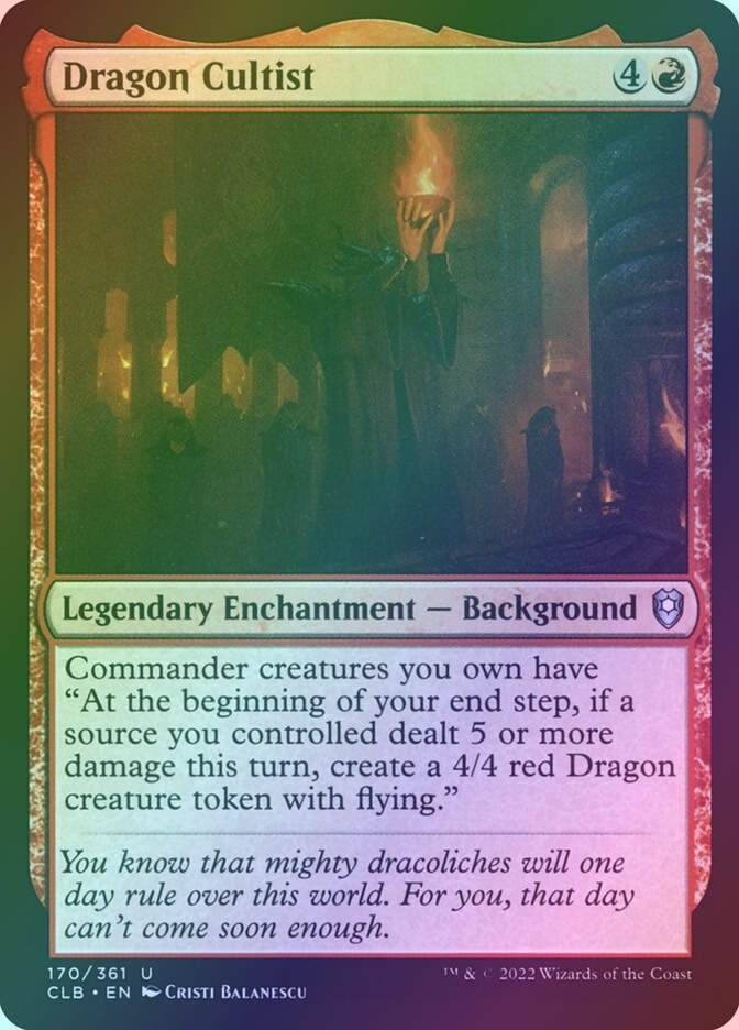 Dragon Cultist (CLB) (170) / Foil
