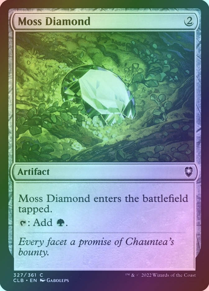 Moss Diamond (CLB) (327) / Foil