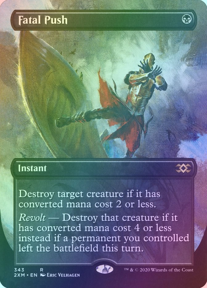 Fatal Push (2XM) (343) / Borderless / Foil